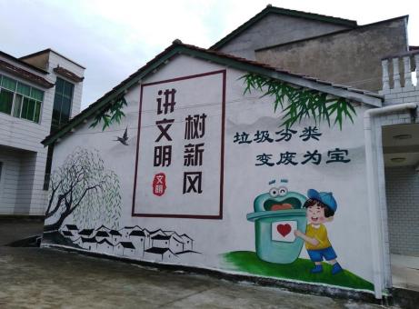 沛县墙绘是现在流行的墙体广告