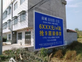 沛县墙体广告质量分析
