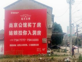 沛县墙体广告在乡镇、农村市场的媒体优势