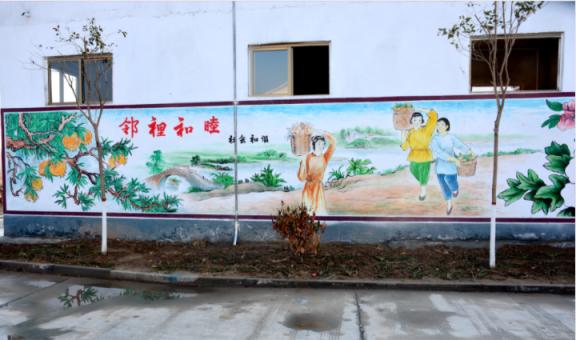 沛县乡镇文化墙 乡风文明焕发新活力