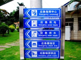 沛县标识导向系统设计需要掌握的四大元素
